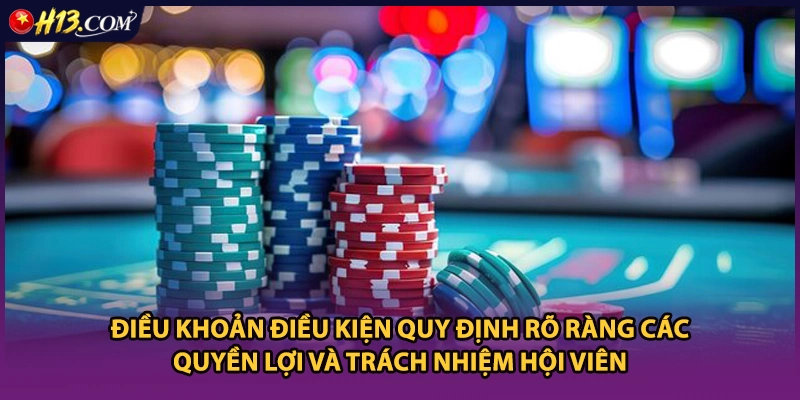 Điều khoản điều kiện quy định rõ ràng các quyền lợi và trách nhiệm hội viên
