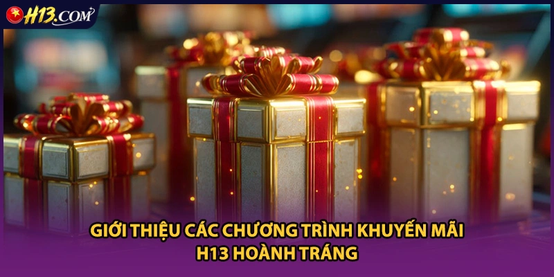 Banner giới thiệu các chương trình khuyến mãi H13 hoành tráng