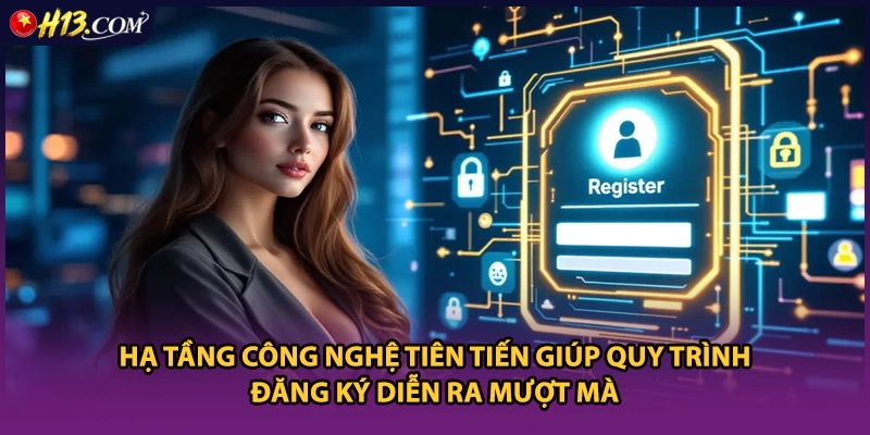 Hạ tầng công nghệ tiên tiến giúp quy trình đăng ký diễn ra mượt mà